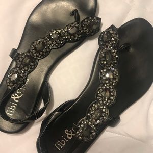 Fibi & Clo black sandals